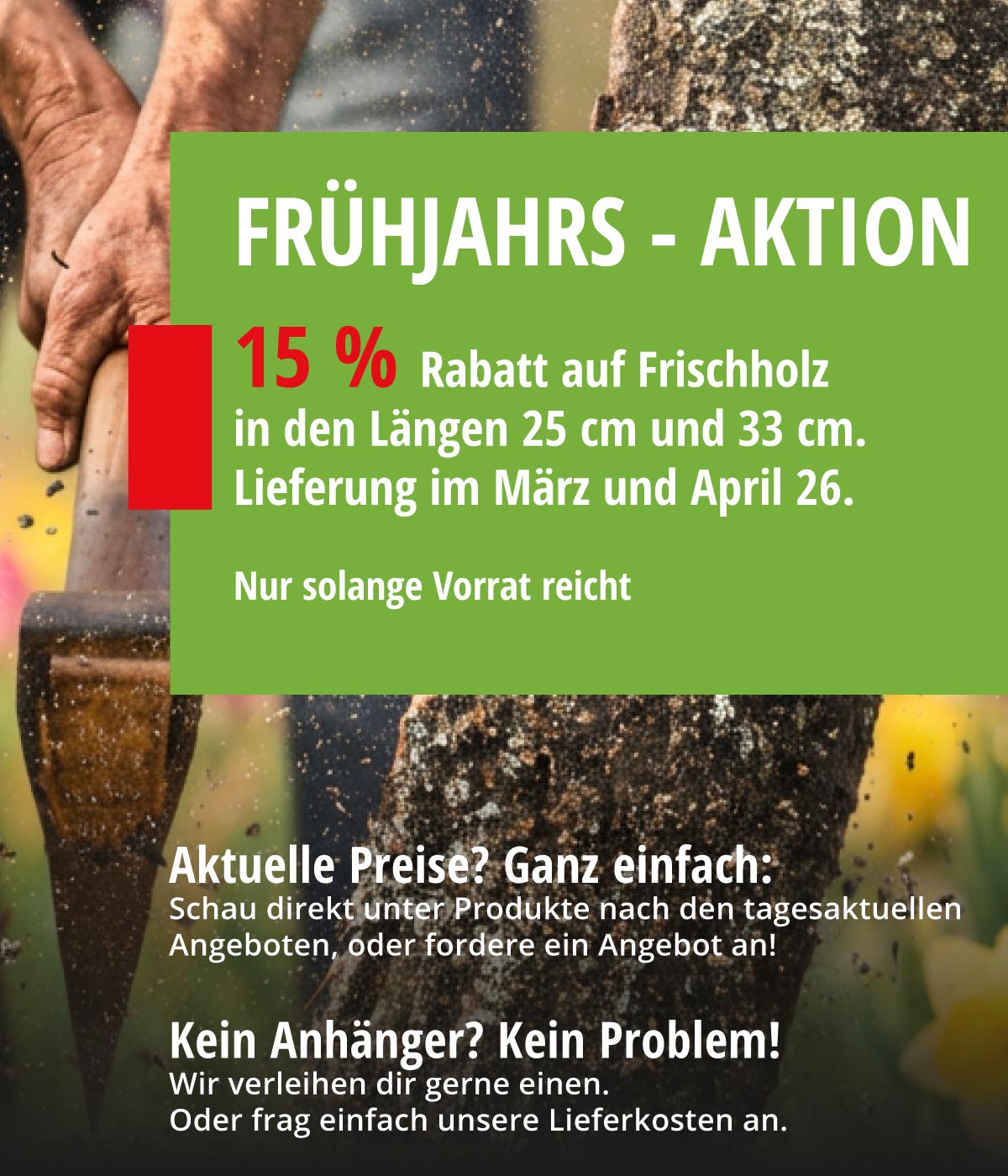 Frühjahrsaktion 2026